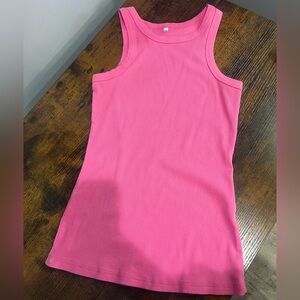 NEVER WORN hot pink tank top size medium